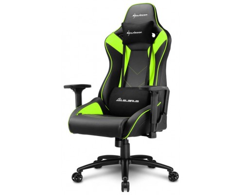 SILLA GAMING SHARKOON ELBRUS 3 NEGRO VERDE 160G