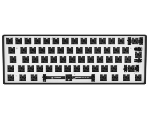 TECLADO SHARKOON SGK50 S4 BAREBONE ISO NEGRO USB-C