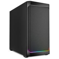 CAJA GAMING mATX SHARKOOM MK4 RGB 2XVENT 120MM 3XUSB SN FUENTE NEGRO