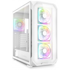 CAJA GAMING ATX SHARKOON AK5G RGB 4XVENT 120MM 3XUSB SN FUENTE BLANCO