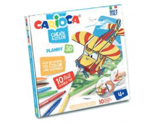 SET  CREATE & COLOR JET JUNIOR 3D CARIOCA 42904 (Espera 4 dias)