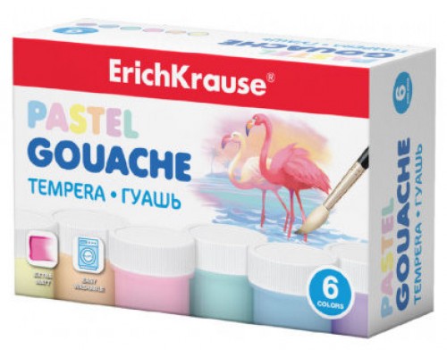 CAJA GOUACHE PASTEL 6 COLORS BY 20ML ERICH KRAUSE 50540 (Espera 4 dias)