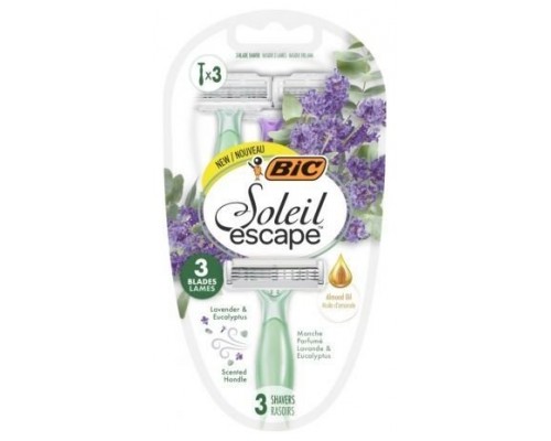 BIC-CUCHILLAS SOL ESC 3U