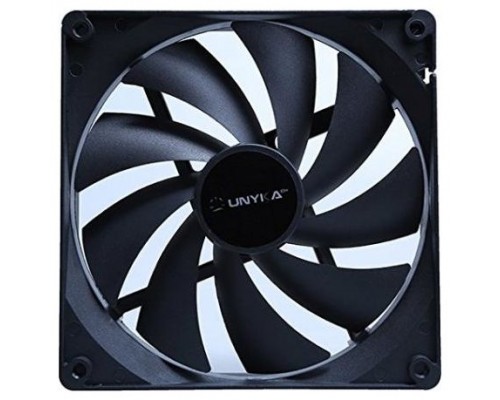 Ventilador Interno Unyka 140mm Color Negro 9 Aspas