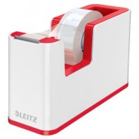 DISPENSADOR DE CINTA ADHESIVA LEITZ WOW DUAL, ROJO/BLANCO LEITZ 53641026 (Espera 4 dias)