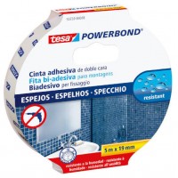 CINTA ADHESIVA POWERBOND DOBLE CARA EXTRA FUERTE (ESPEJOS) 19MM.X5M. TESA 55733-00018-02 (MIN10) (Espera 4 dias)