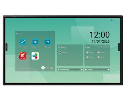 SHARP/NEC Sharp LM551 Pantalla plana para señalización digital 139,7 cm (55") LED Wifi 500 cd / m² 4K Ultra HD Negro Pantalla táctil Procesador incorporado Android 18/7 (Espera 4 dias)