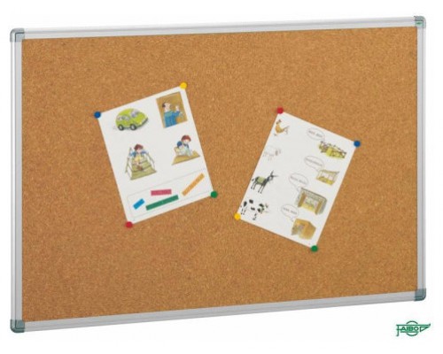 TABLERO ANUNCIOS CORCHO CON MARCO DE ALUMINIO 100X200 CM FAIBO 601-5 (Espera 4 dias)