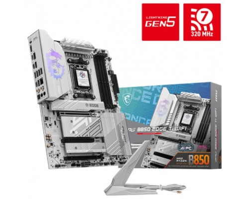 PLACA MSI MPG B850 EDGE TI WIFI,AMD,AM5,B850,4DDR5,256GB,WIFI,ATX (Espera 4 dias)