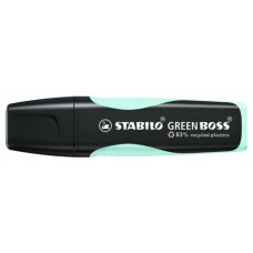 MARCADOR FLUORESCENTE GREEN BOSS PASTEL TOQUE DE TURQUESA STABILO 6070/113 (MIN10) (Espera 4 dias)