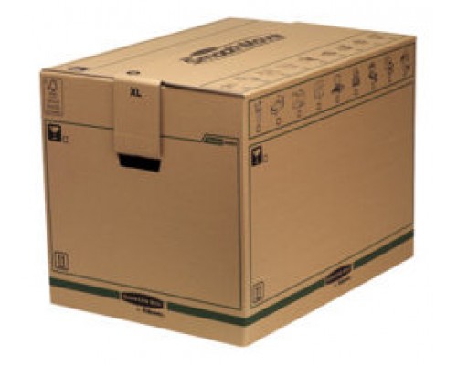 CAJA DE TRANSPORTE MONTAJE AUTOMÁTICO EXTRA GRANDE BANKERS BOX 6205401 (MIN5) (Espera 4 dias)