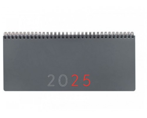 PLANIFICADOR 2025 SEMANA VISTA VERTICAL+NOTAS 290X116MM GRIS INTERNACIONAL FINOCAM 625545025 (Espera 4 dias)