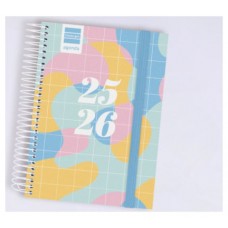 AGENDA ESCOLAR 2025-2026 SECUNDARIA 8º 120X164 SEMANA VISTA HORIZONTAL ART+ FINOCAM 634224826 (Espera 4 dias)