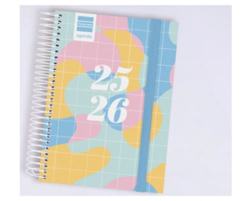 AGENDA ESCOLAR 2025-2026 SECUNDARIA 8º 120X164 SEMANA VISTA HORIZONTAL ART+ FINOCAM 634224826 (Espera 4 dias)