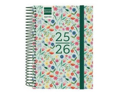 AGENDA ESCOLAR 2025-2026 SECUNDARIA 8º 120X164 1DIA PAGINA FIORI+ FINOCAM 634264926 (Espera 4 dias)