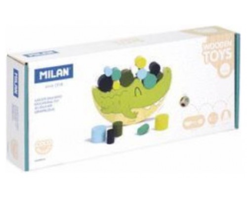 JUGUETE EDUCATIVO DE MADERA CILINDROS APLILABLES "COCO BALANCE" MILAN 660510 (Espera 4 dias)