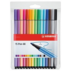 ESTUCHE LIKE-YOU 15 PEN68 STABILO 6815-2 (Espera 4 dias)