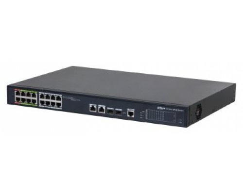 (DH-LR2218-16ET-240-V2) DAHUA SWITCH L2 EPOE GESTIONABLE 16 PUERTOS 10/100 (8 EPOE/EOC + 8 POE) + 2 UPLINK COMBO GIGABIT/SFP (Espera 4 dias)