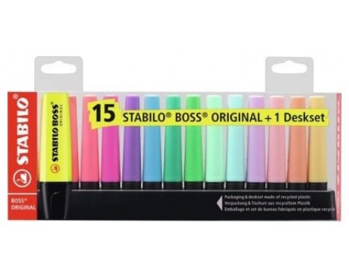 FLUORESCENTE STABILO BOSS 15U 1D