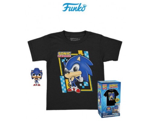 POCKET POP! & TEE SET SONIC EL ERIZO XL FUNKO P&T 70392 (Espera 4 dias)