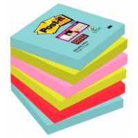 PACK 6 BLOCS 90 HOJAS NOTAS ADHESIVAS 76X76MM SUPER STICKY COLECCIÓN COSMIC 654-6SS-COS POST-IT 7100263206 (Espera 4 dias)