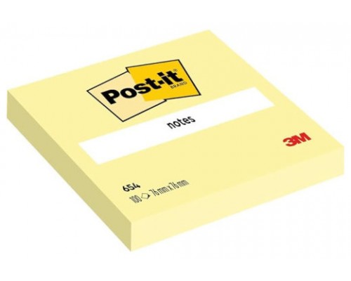 PACK 12 BLOCS 100 HOJAS Z-NOTES 76X127MM CANARY YELLOW CAJA CARTÓN R350 CY POST-IT 7100290186 (Espera 4 dias)