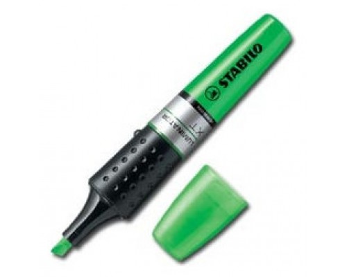 MARCADOR FLUORESCENTE LUMINATOR TRAZO 2/5MM. VERDE STABILO 71/33 (MIN5) (Espera 4 dias)