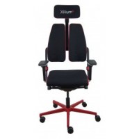 PIQUERAS Y CRESPO NOWY STYL Silla Xilium G Duo traslak X-move roja brazo 4D cabecero 2D