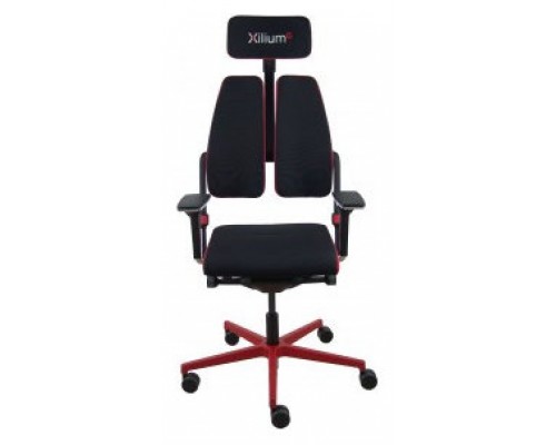 PIQUERAS Y CRESPO NOWY STYL Silla Xilium G Duo traslak X-move roja brazo 4D cabecero 2D