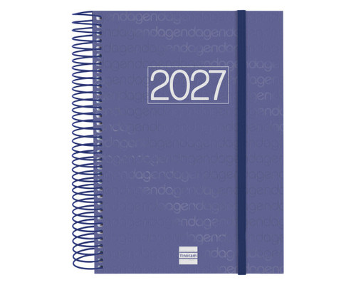 AGENDA 2027 BASIC YEAR E10 155X212MM DIA PAGINA AZUL FINOCAM 741101027 (Espera 4 dias) AGENDA 2027 BASIC YEAR E10 155X212MM DIA PAGINA AZUL FINOCAM 741101027 (Espera 4 dias)