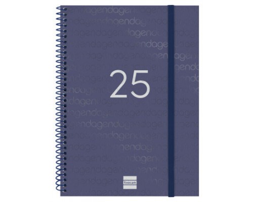 AGENDA 2025 BASIC YEAR E10 155X212MM SEMANA VISTA HORIZONTAL AZUL FINOCAM 741451025 (Espera 4 dias)