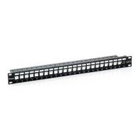 Patch Panel Vacio Cat.6 Apantallado 24 Puertos