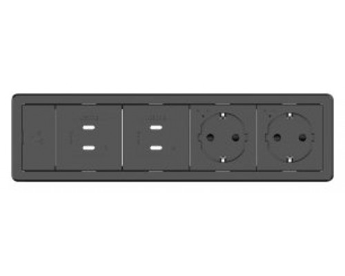 KRAMER CONNECT - ROOM CONNECTIVITY BASELINE, BLACK IN-TABLE (Espera 4 dias)