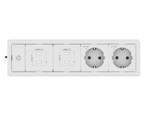 KRAMER CONNECT - ROOM CONNECTIVITY BASELINE, WHITE IN-TABLE, (Espera 4 dias)