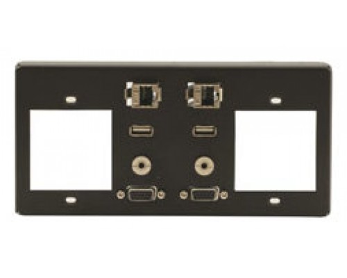 Kramer Electronics T4F-23 tapa de seguridad para enchufe Negro (Espera 4 dias)