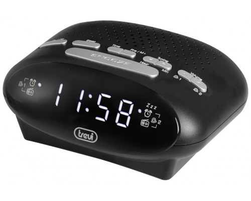 RADIO FM DESPERTADOR PLL PANTALLA LED TREVI RC 821 D