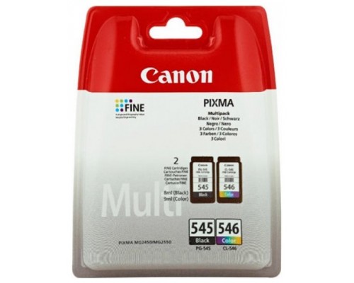 CANON CARTUCHO PG545/CL546 NEGRO/COLOR 180 PAGINAS