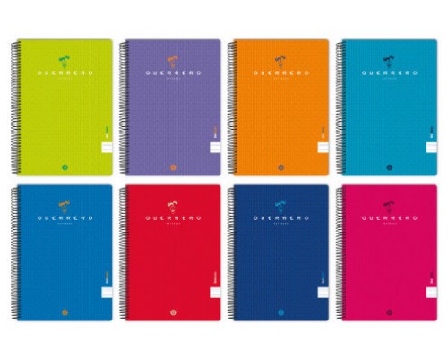 CUADERNO TAPA BLANDA UNICLASIC 4º 80 HOJAS 90GR. 4X4 COLORES SURTIDOS GUERRERO 88450199 (MIN10) (Espera 4 dias)