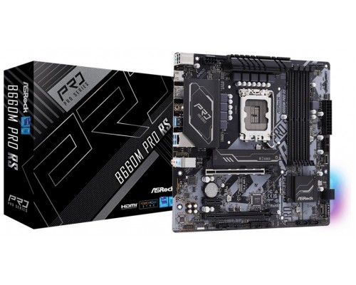 Asrock B660M Pro RS Intel B660 LGA 1700 micro ATX (Espera 4 dias)