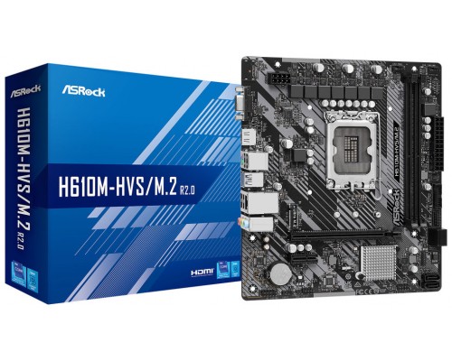 PB S1700 ASROCK H610M-HVS/M.2 2DDR4 SATA PCIE HDMI DVI