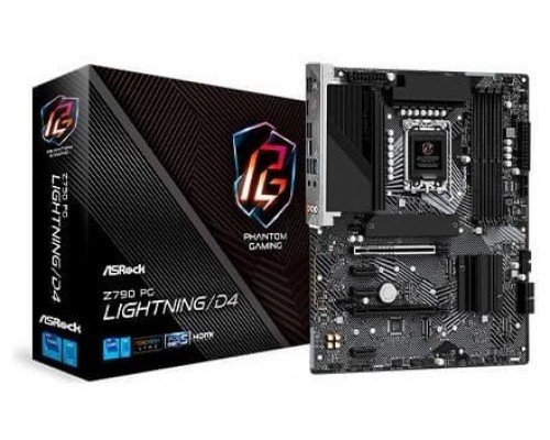 PB S1700 ASROCK Z790 PG LIGHTNING/D4 4DDR4 PCI5.0 HDMI