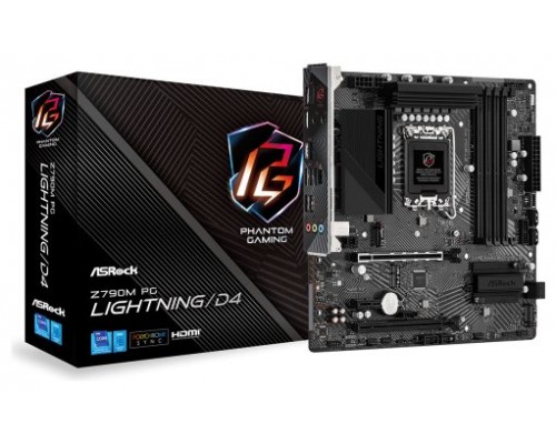 Asrock Z790M PG Lightning/D4 Intel Z790 LGA 1700 micro ATX (Espera 4 dias)