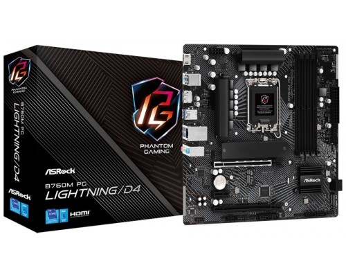 PB S1700 ASROCK B760M PG LIGHTNING/D4 M.2 D4 4DDR4