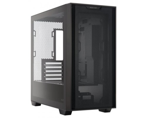 CAJA ASUS A21 (BLACK),FORMATO MINI-TORRE,3X2.5"/3.5",FAN 1X120MM,2XUSB3.2,AUDIO+MICRO (MINI-TORRE) (Espera 4 dias)