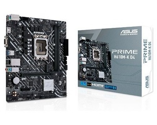 Placa base 1700 microATX Asus Prime H610M-K D4 -