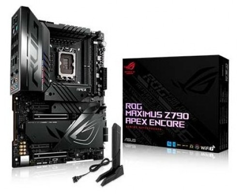 PLACA ASUS ROG MAXIMUS Z790 APEX ENCORE,INTEL,1700,Z790,2DDR5,96GB,HDMI,6SATA3+5M.2,12USB3.2,1GB10GB+1GB2.5+WIFI6E+BT5.3,E-ATX (Espera 4 dias)