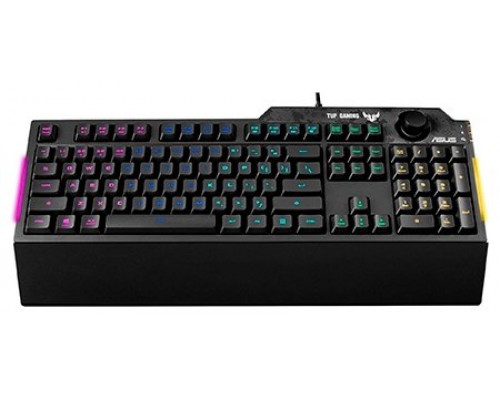 ASUS TUF Gaming K1 teclado USB Inglés, Español Negro (Espera 4 dias)