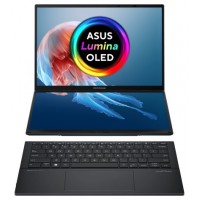 ASUS Zenbook Duo OLED UX8406MA-QL396W - Ordenador Portátil 14" WUXGA (Intel Core Ultra 9 185H, 32GB RAM, 1TB SSD, Arc Graphics, Windows 11 Home) Gris Tintero - Teclado QWERTY español (Espera 4 dias)