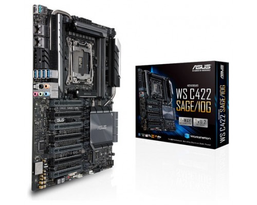 ASUS WS C422 SAGE/10G placa base para servidor y estación de trabajo LGA 2066 (Socket R4) CEB Intel® C422 (Espera 4 dias)