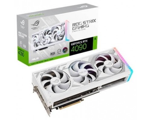 ASUS ROG -STRIX-RTX4090-24G-WHITE NVIDIA GeForce RTX 4090 24 GB GDDR6X (Espera 4 dias)